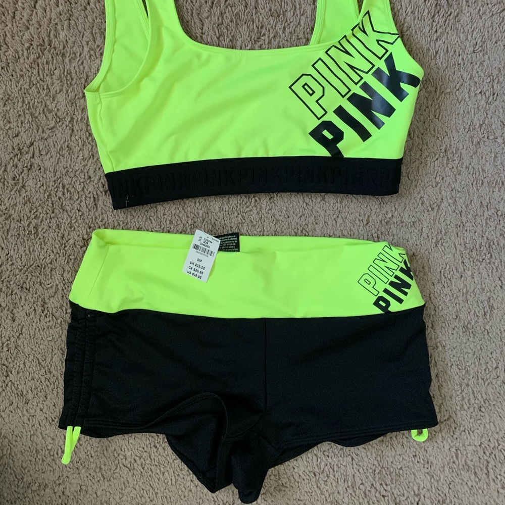 NWT PINK from work out to swim. Ultimate wear